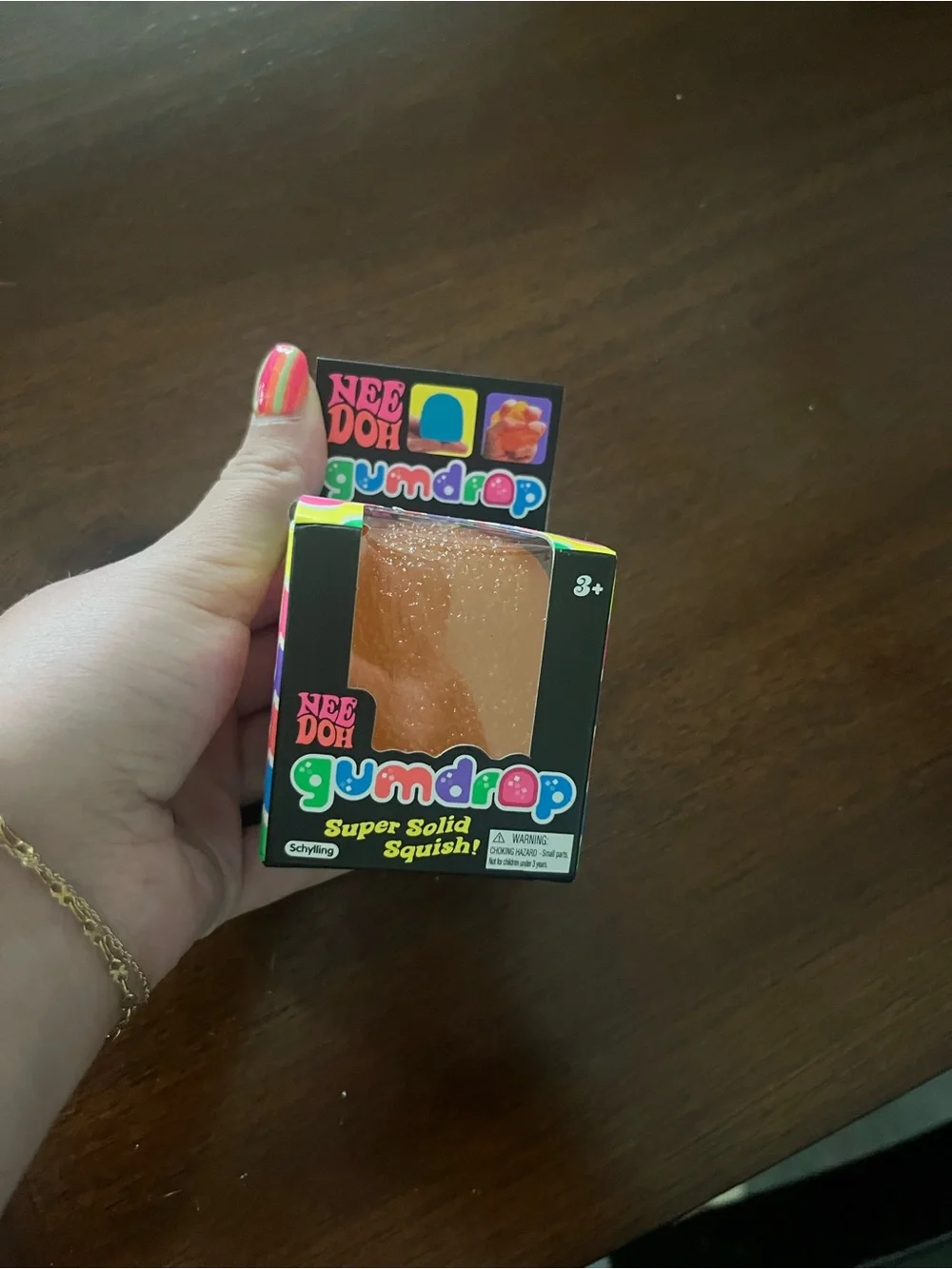 Gumdrop Super Solid Squish! Orange Kids Bath & Hair Toy